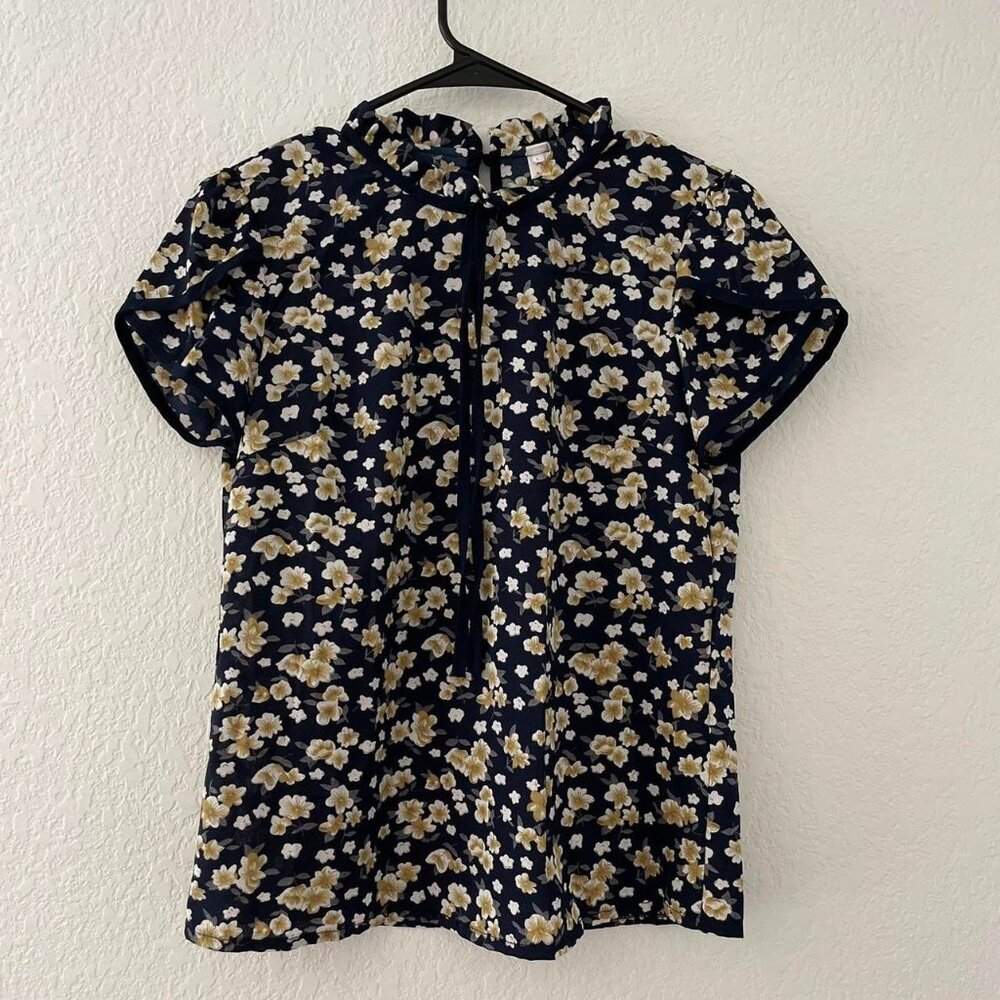 Women's Chiffon Floral Blouse